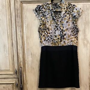 Milly (12) Multicolor Gold/Black Dress